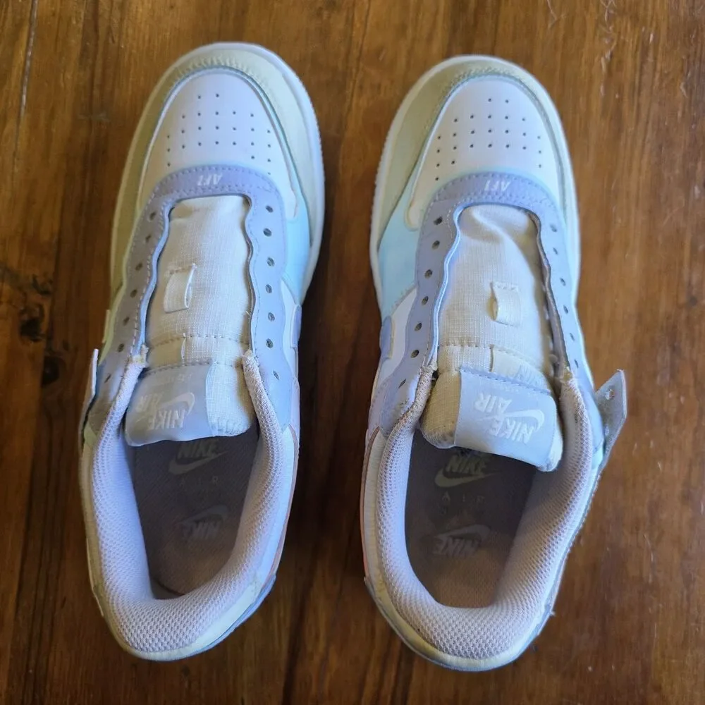 Nike Women's Air Force 1 Shadow sneakers 2020 Size 8.5 pastel summit CI0919-106 - Picture 6 of 8